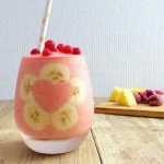 اسموتی موز - توت فرنگی