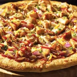 پیتزا مرغ و قارچ